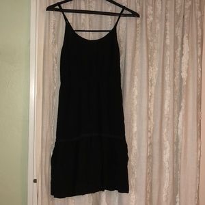 Little black boho dress